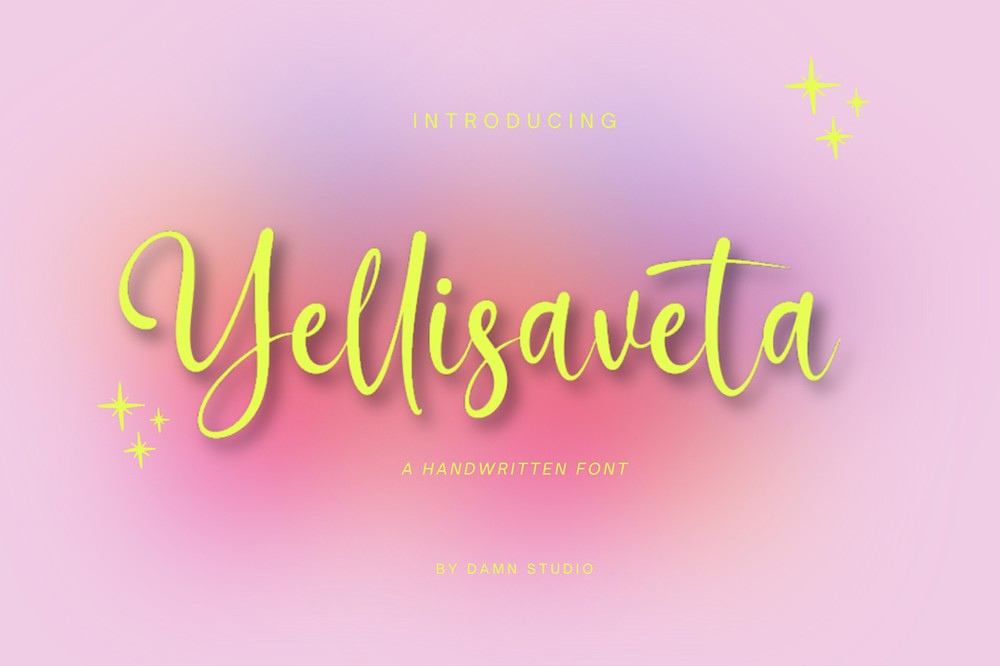 Шрифт Yellisaveta