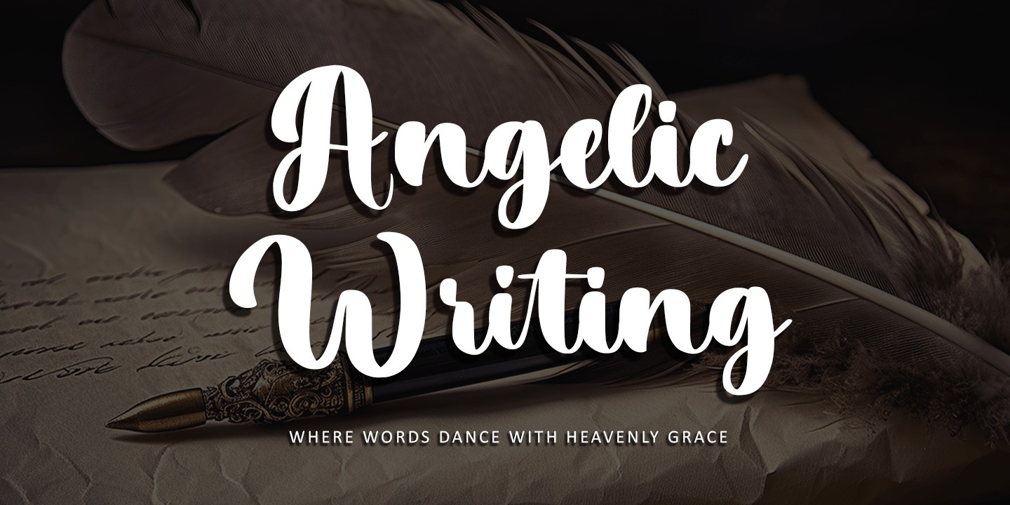 Шрифт Angelic Writing