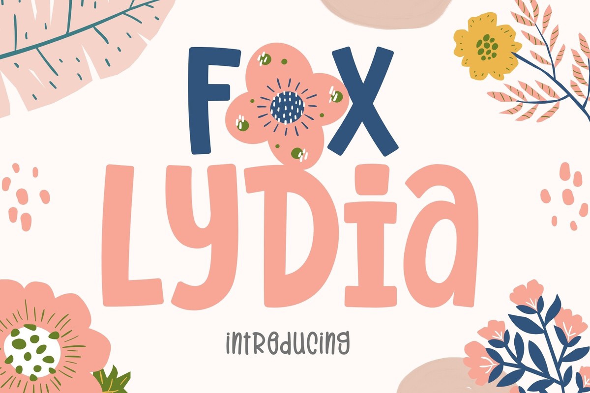 Шрифт Fox Lydia