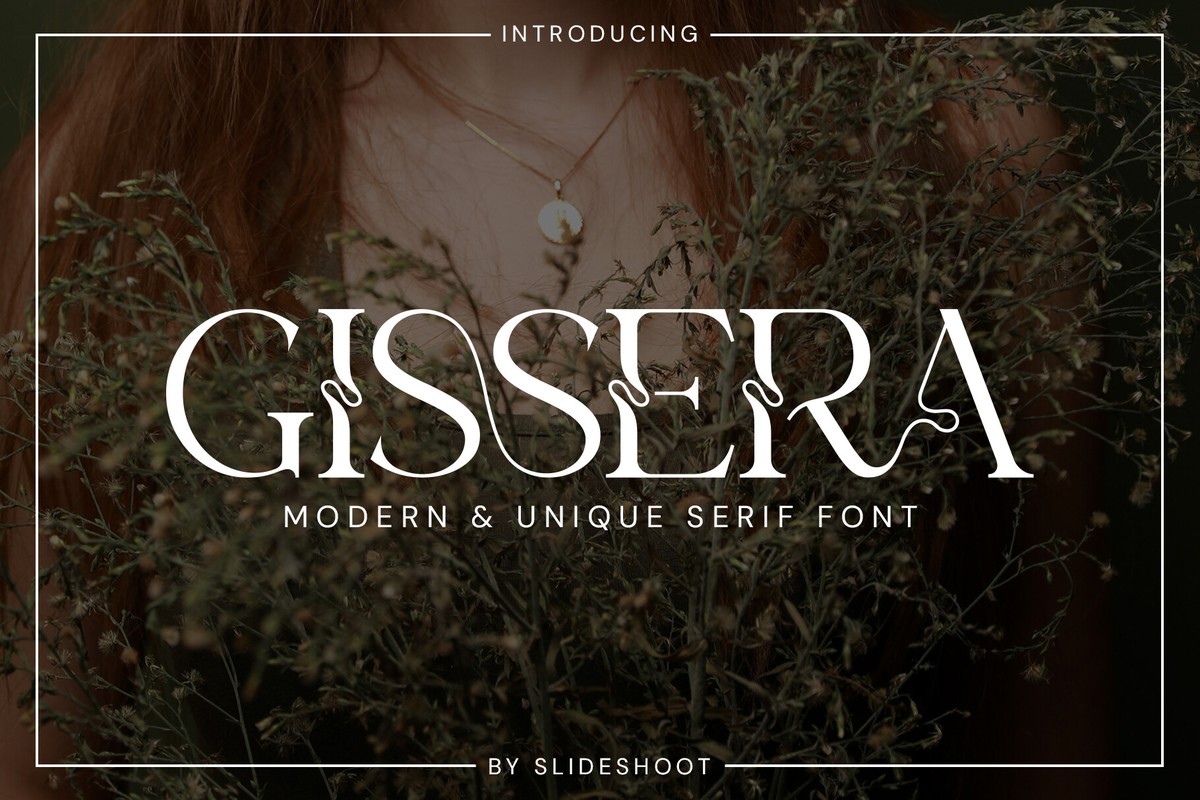 Шрифт Gissera