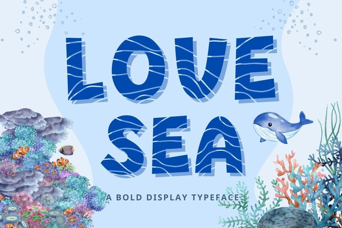 Шрифт Love Sea