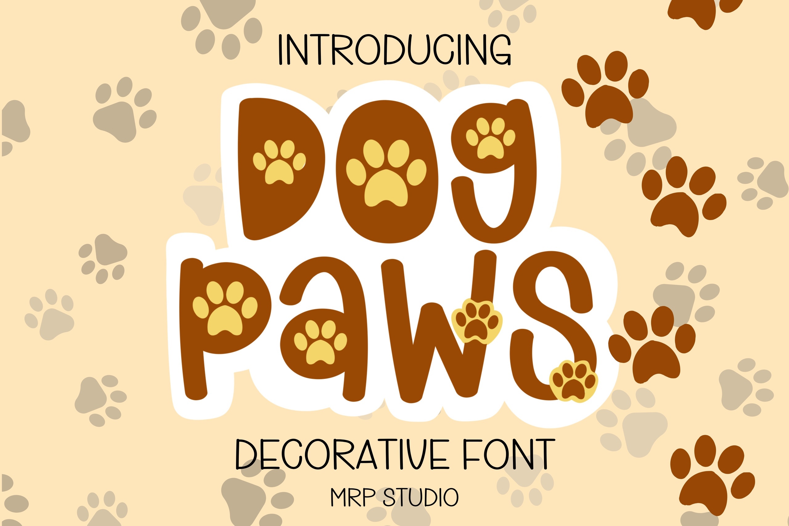 Шрифт Dog Paws