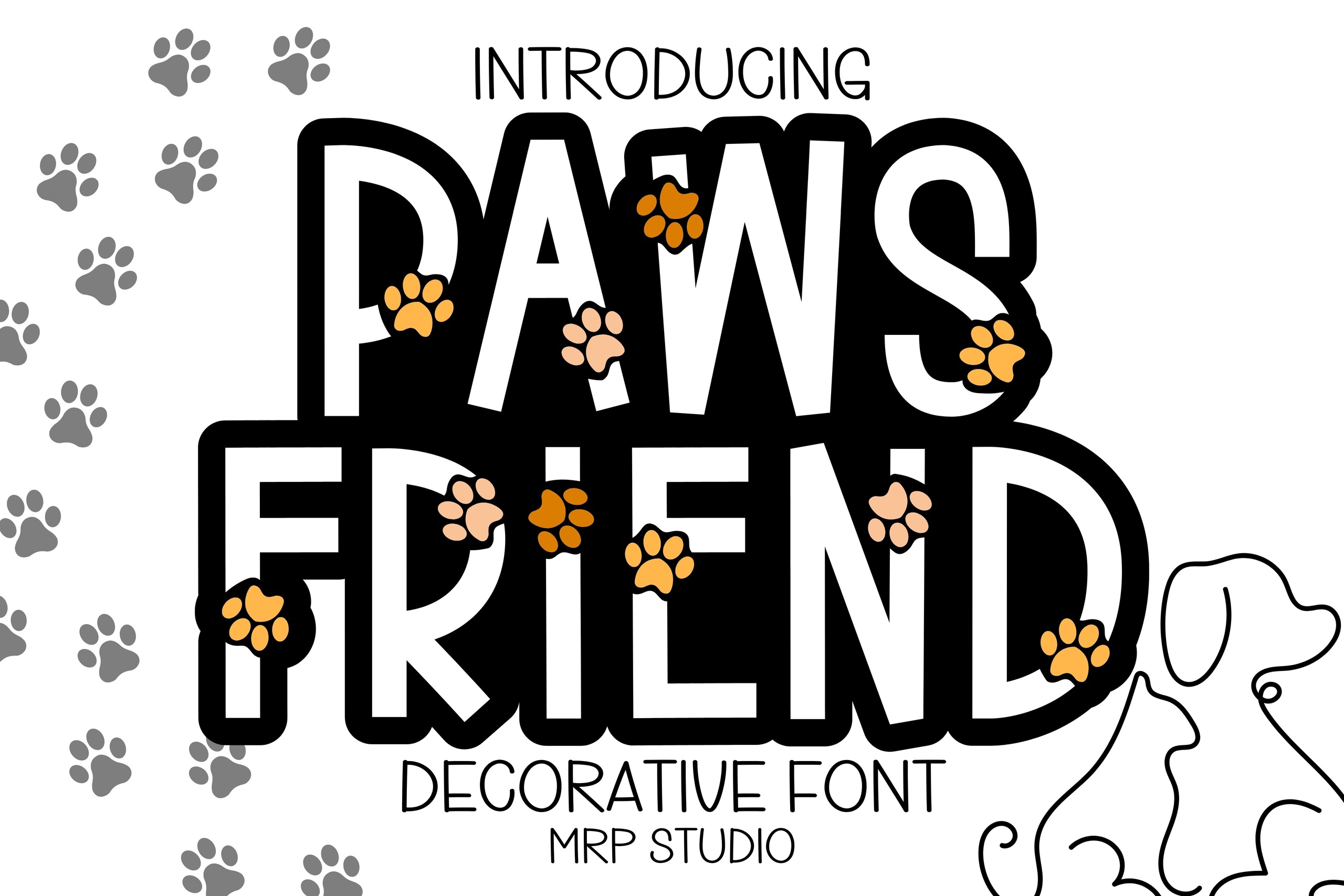 Шрифт Paws Friend