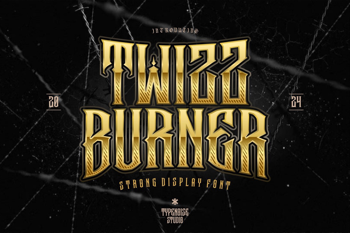 Шрифт Twizz Burner