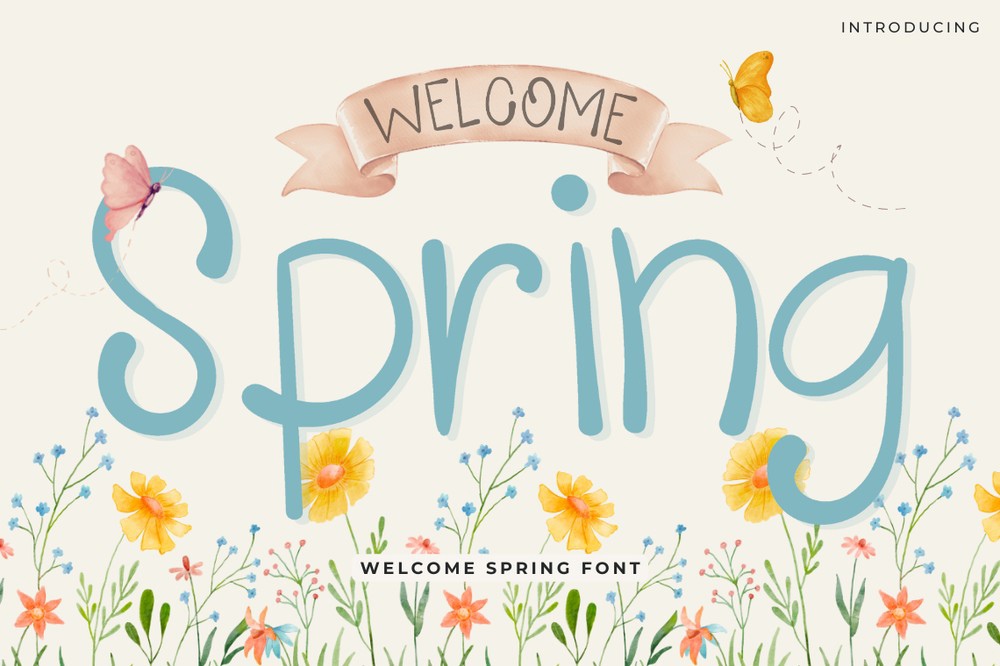 Шрифт Welcome Spring