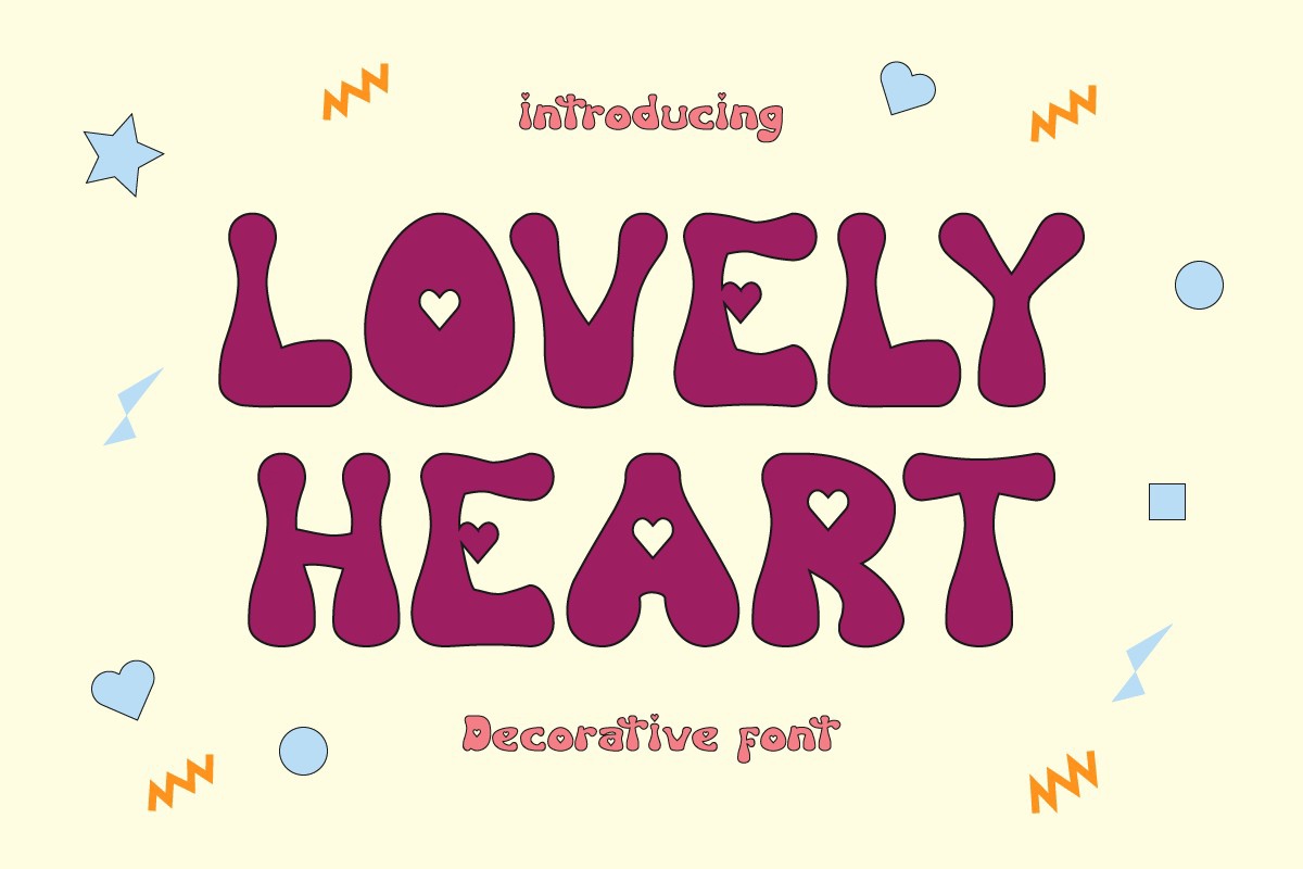 Шрифт Lovely Heart