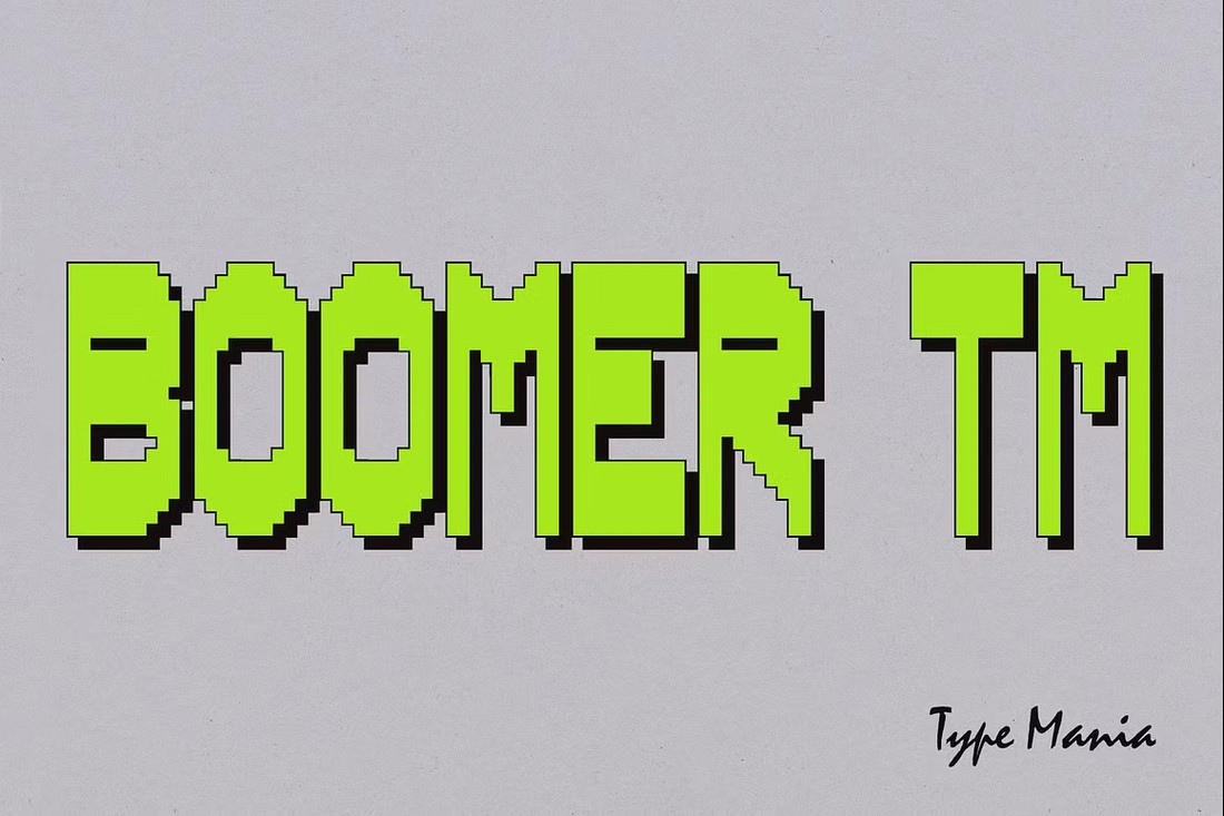 Шрифт Boomer TM