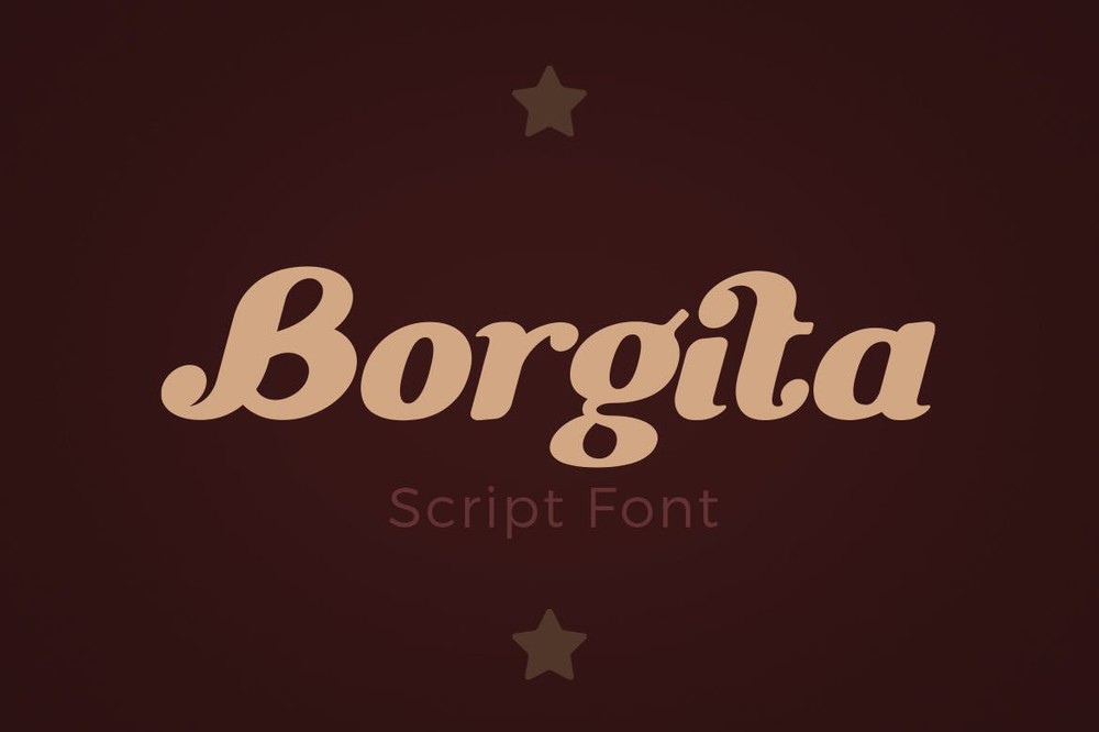 Шрифт Borgita Italic