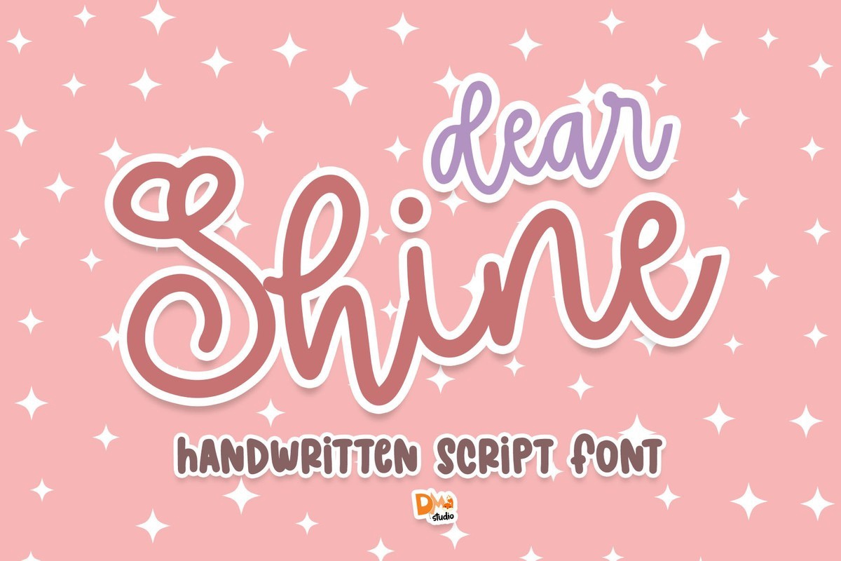 Шрифт Dear Shine