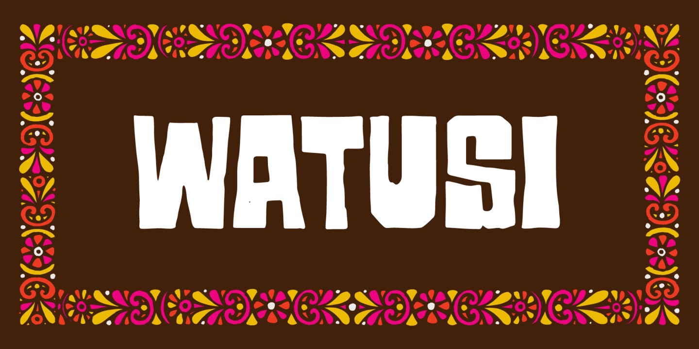 Шрифт Watusi