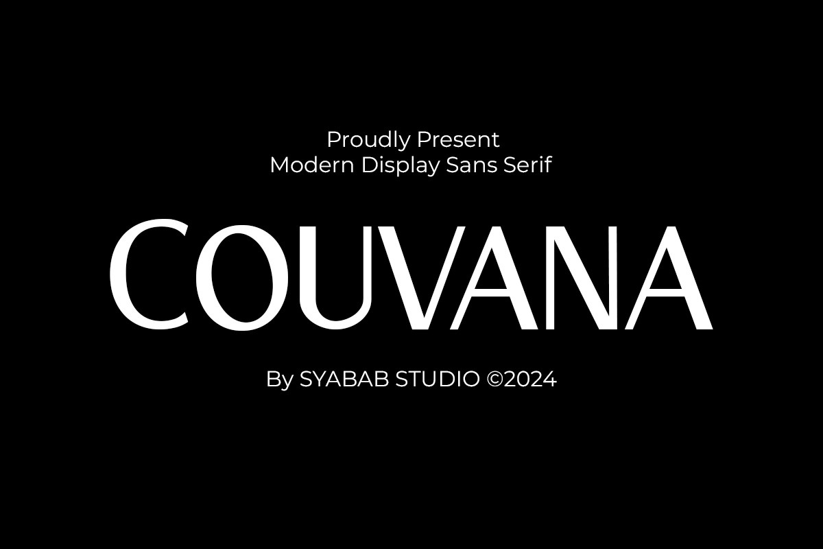 Шрифт Couvana