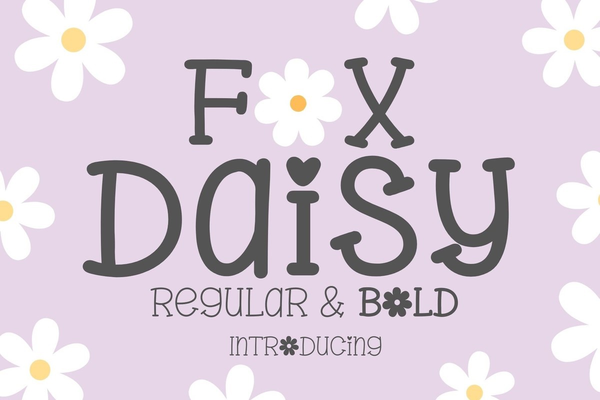 Шрифт Fox Daisy