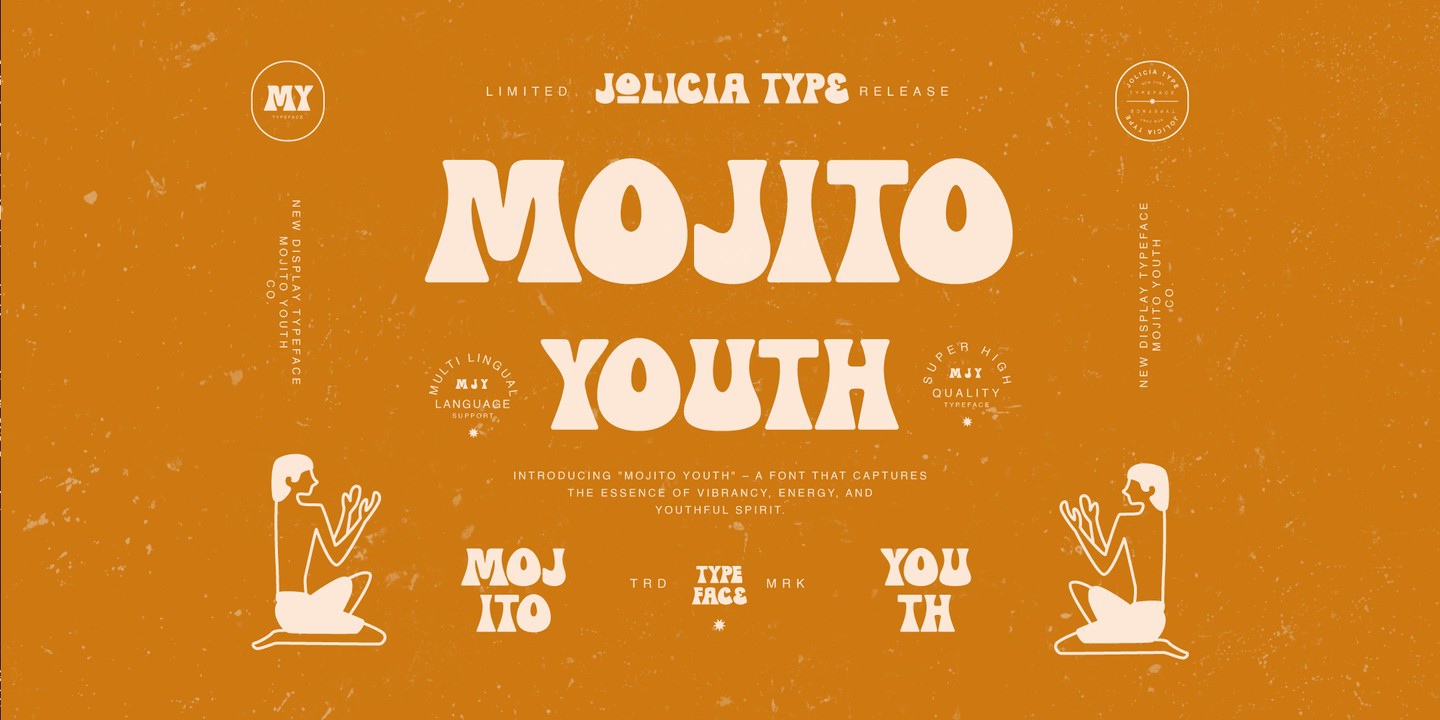 Шрифт Mojito Youth