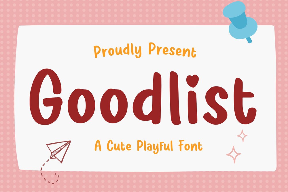 Шрифт Goodlist