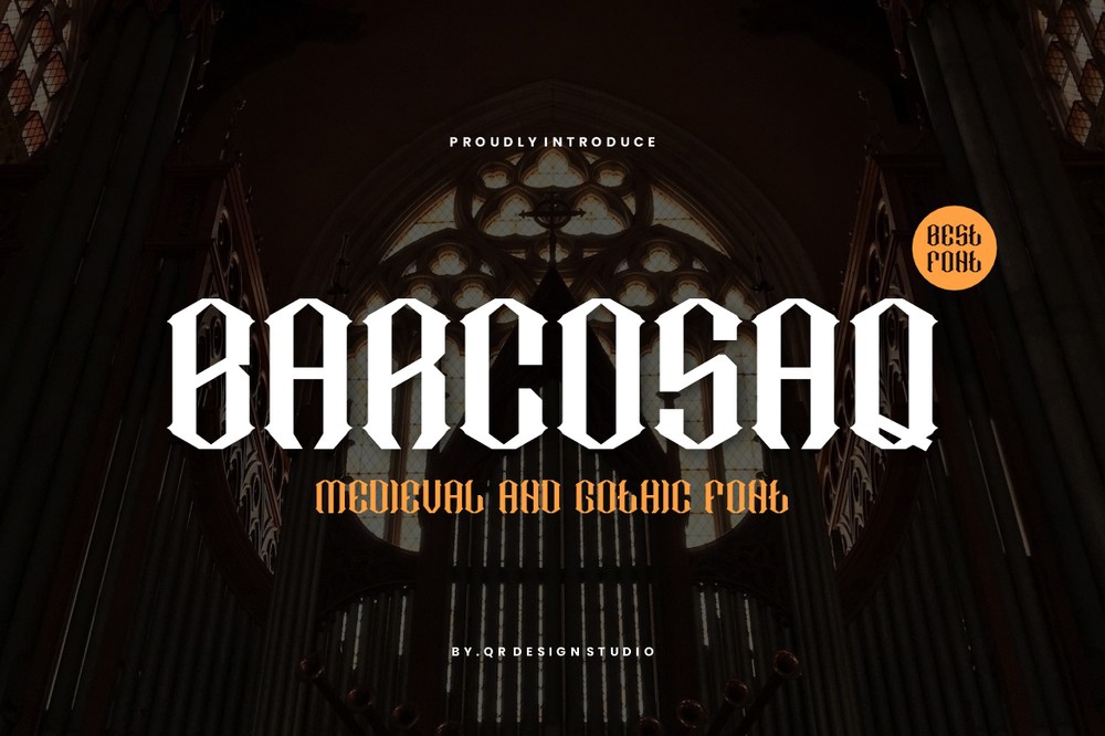 Шрифт Barcosaq