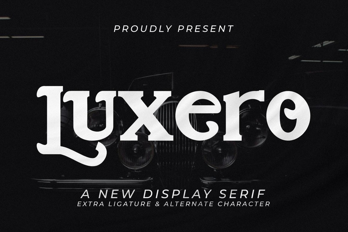 Шрифт Luxero