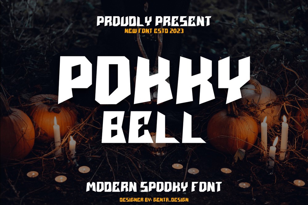 Шрифт Pokky Bell