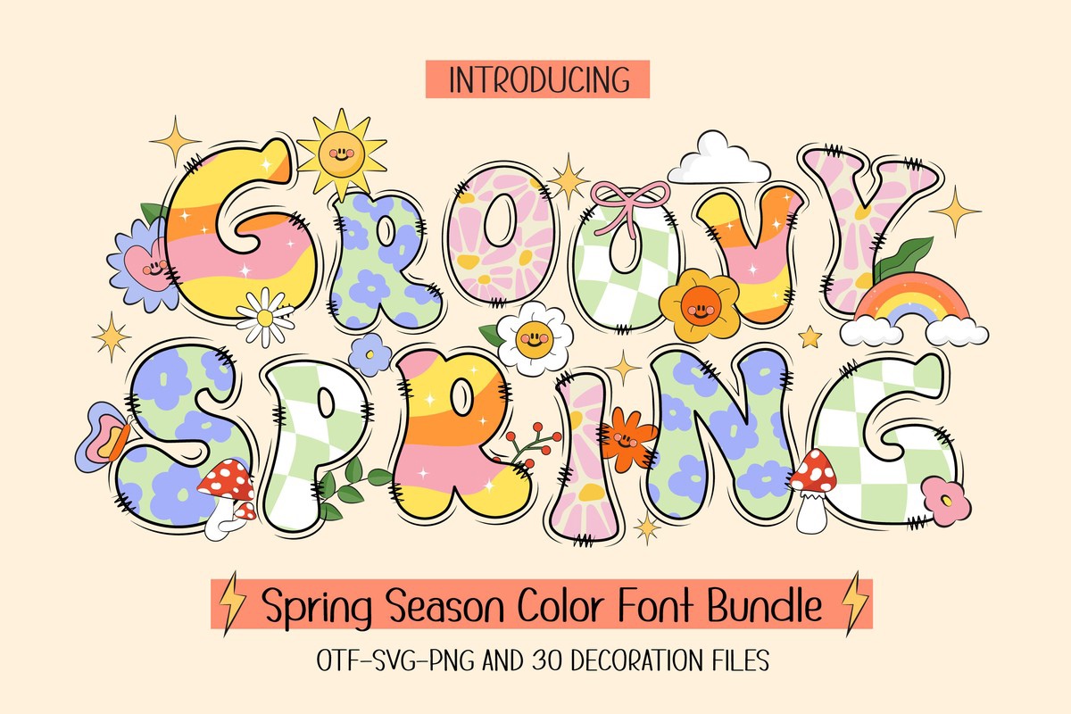 Шрифт Groovy Spring