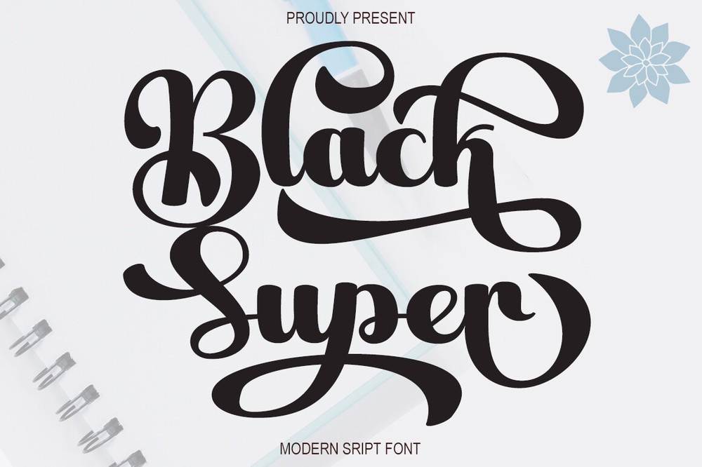 Шрифт Black Super