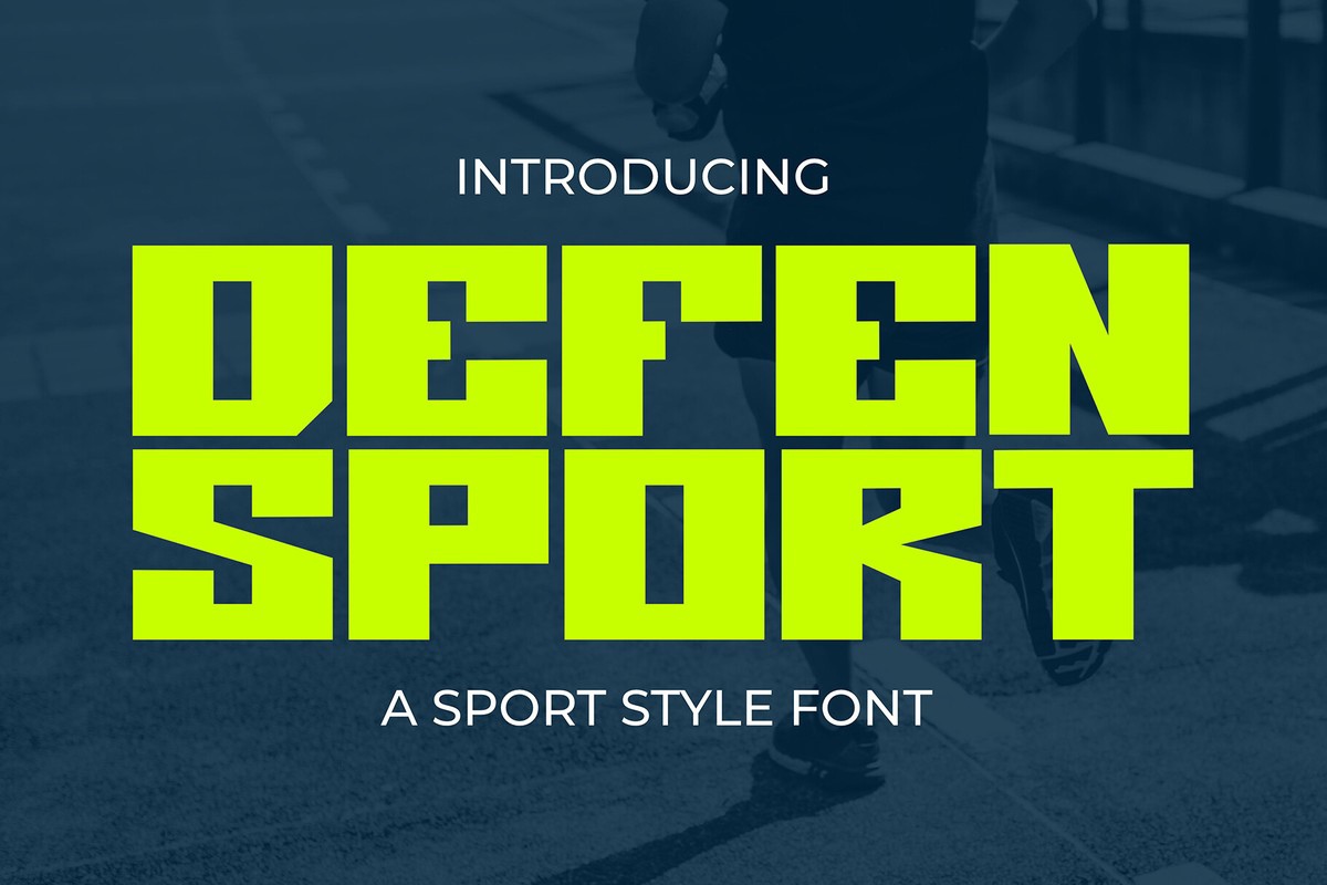 Шрифт Defen Sport