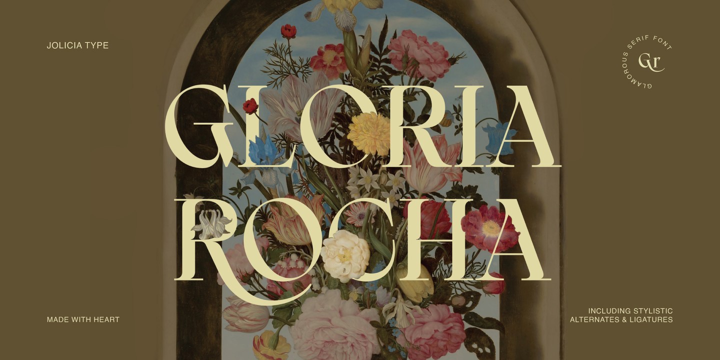 Шрифт Gloria Rocha