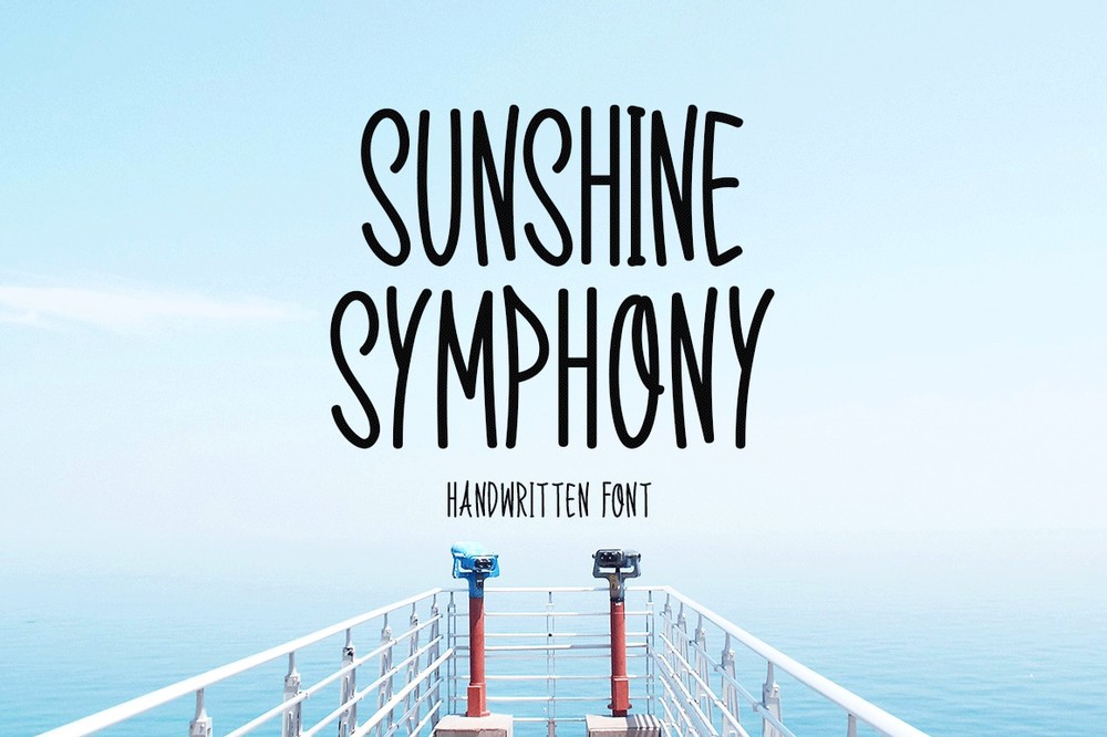 Шрифт Sunshine Symphony