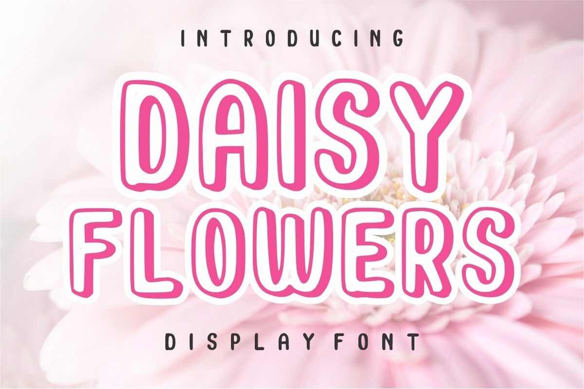 Шрифт Daisy Flowers