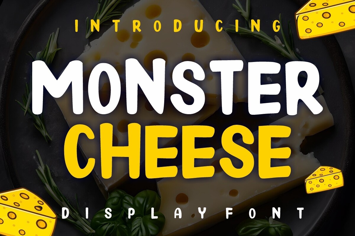 Шрифт Monster Cheese