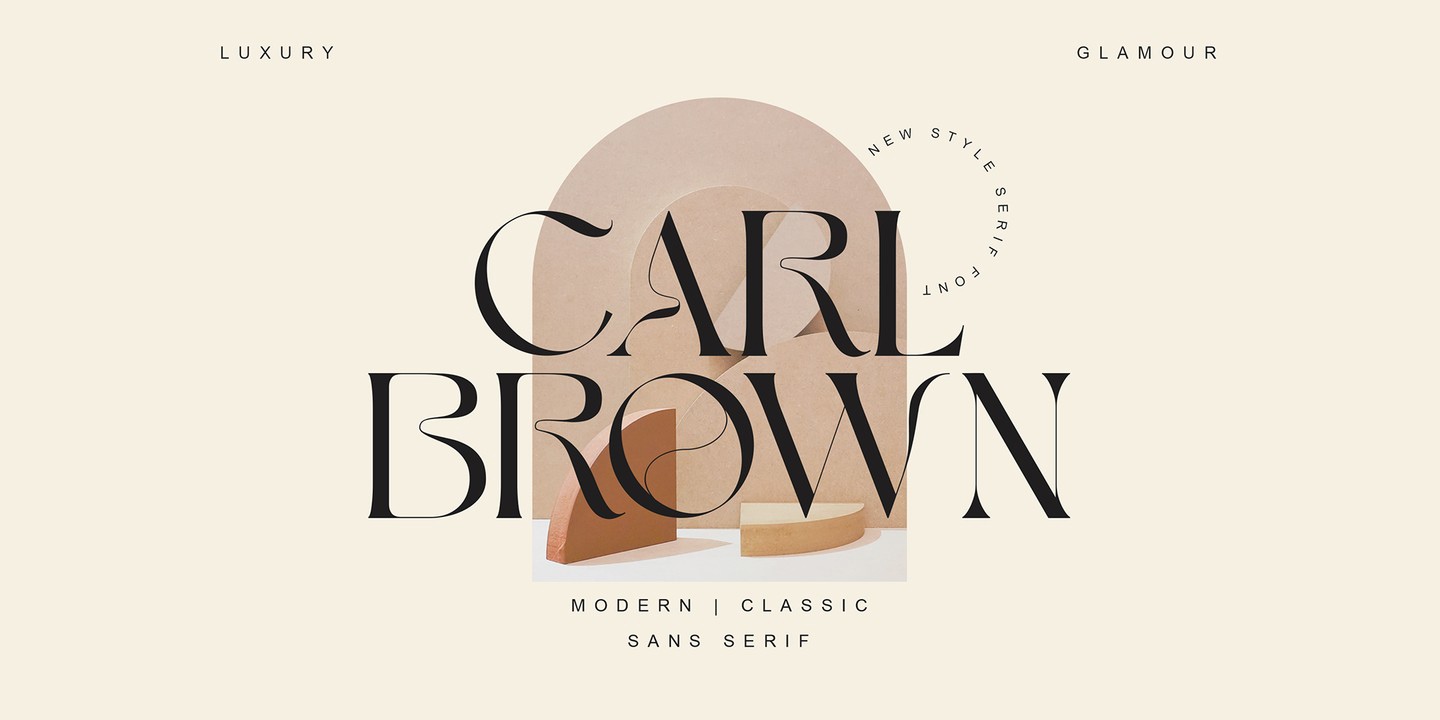 Шрифт Carl Brown