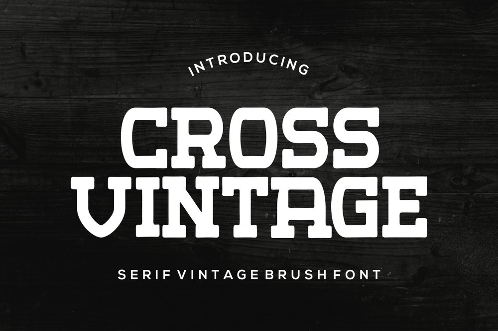 Шрифт Cross Vintage