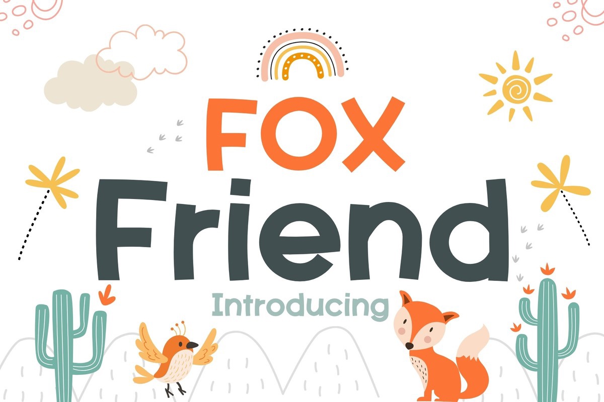 Шрифт Fox Friend