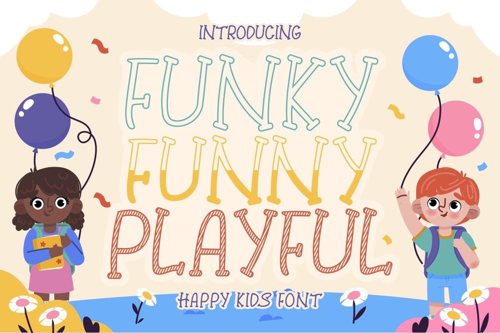 Шрифт Funky Funny Playful