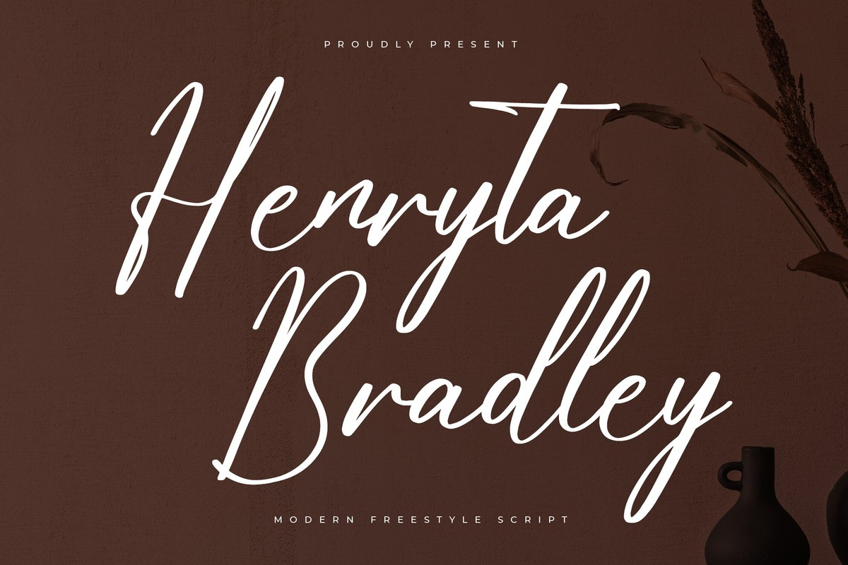 Шрифт Henryta Bradley