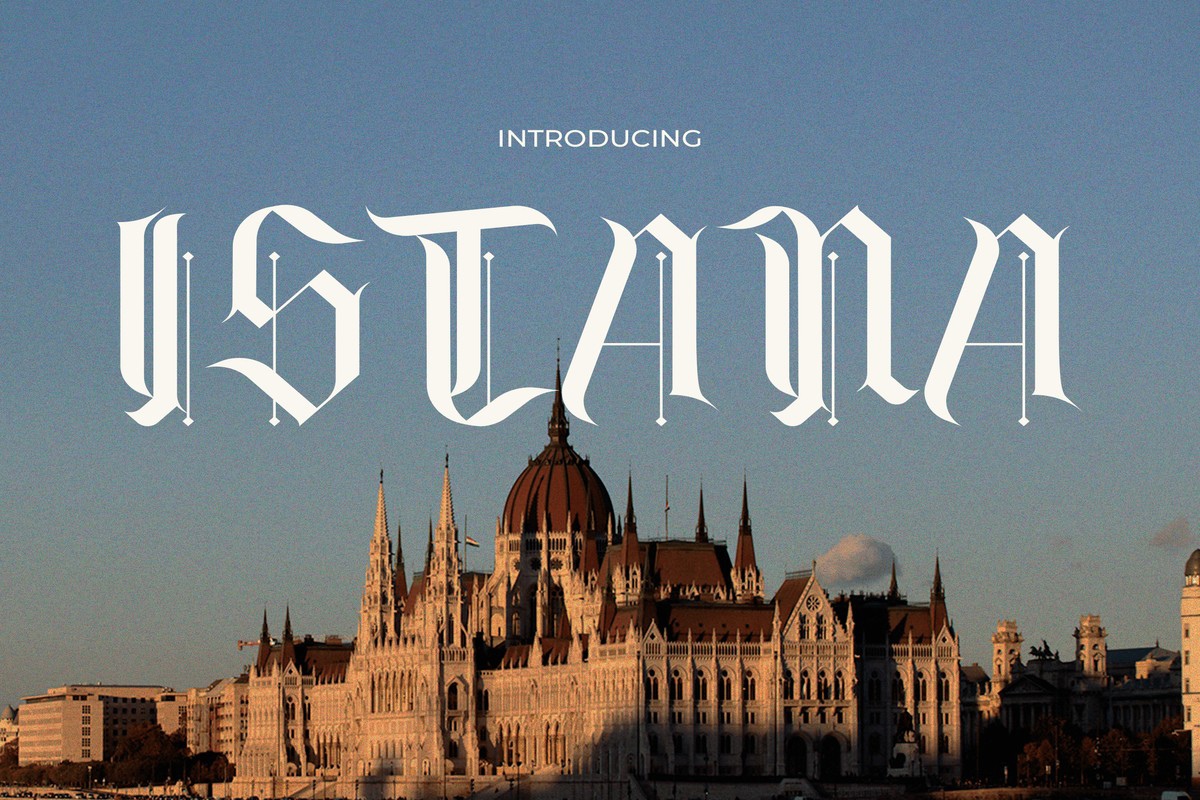 Шрифт Istana