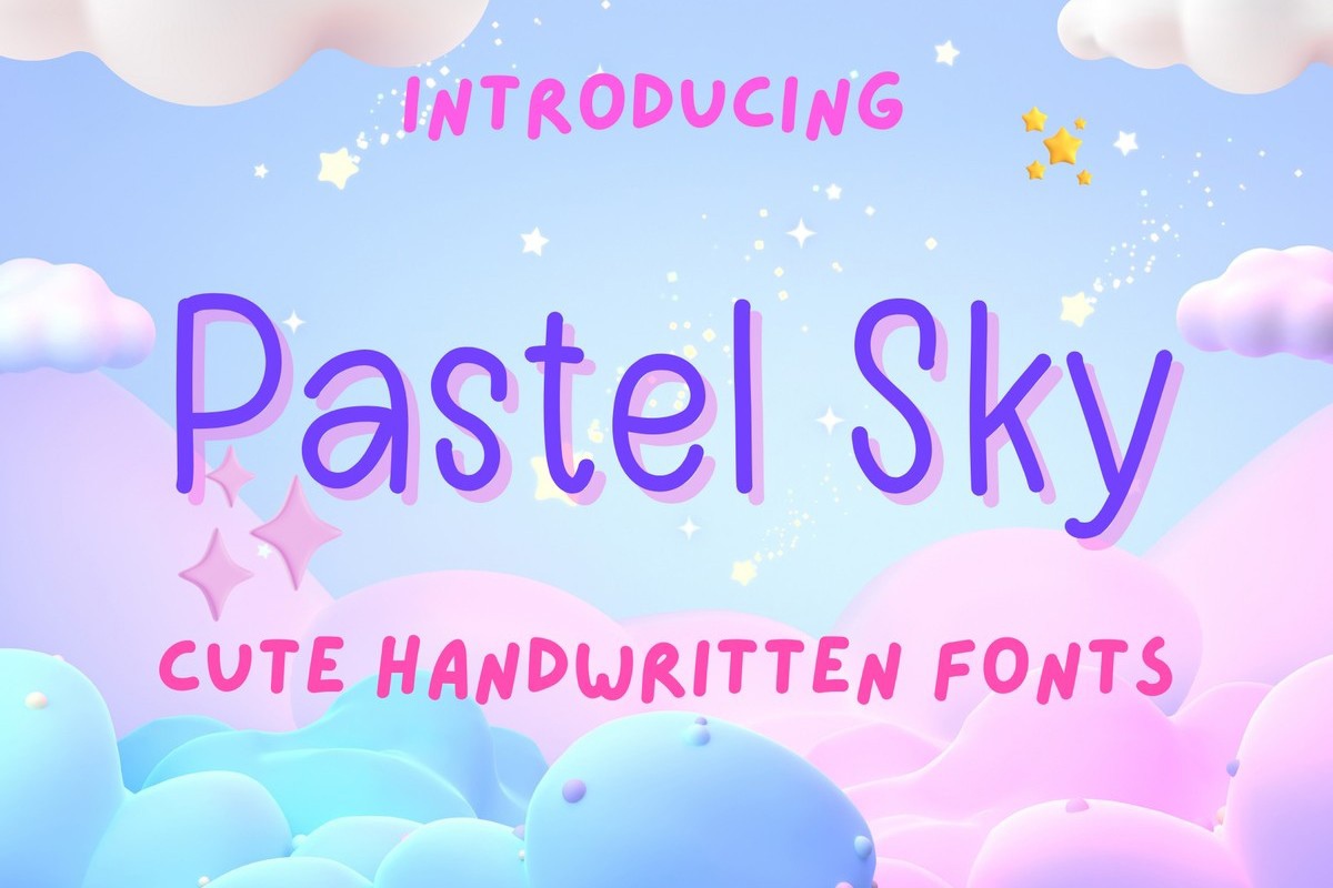 Шрифт Pastel Sky