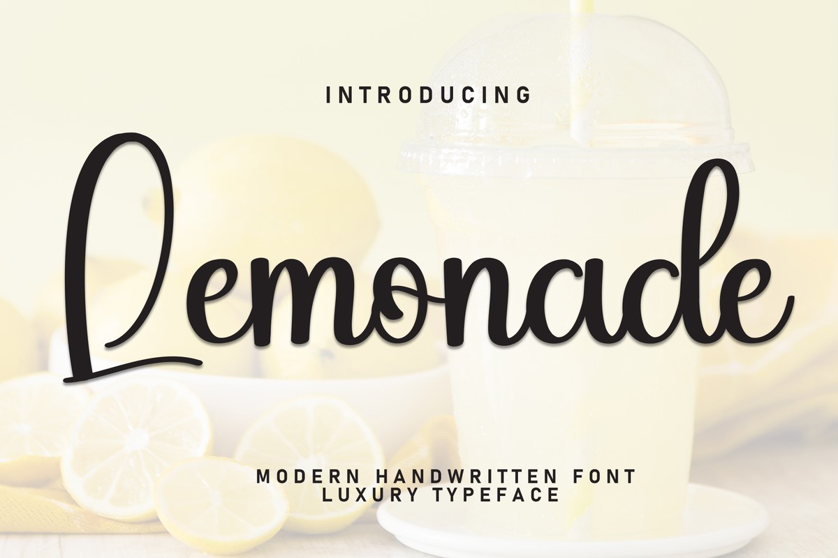 Шрифт Lemonade