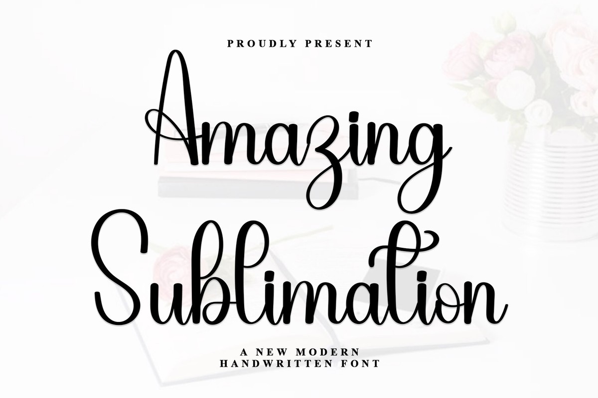 Шрифт Amazing Sublimation