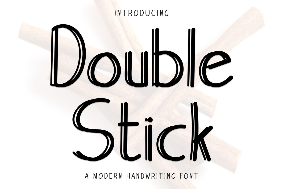 Шрифт Double Stick