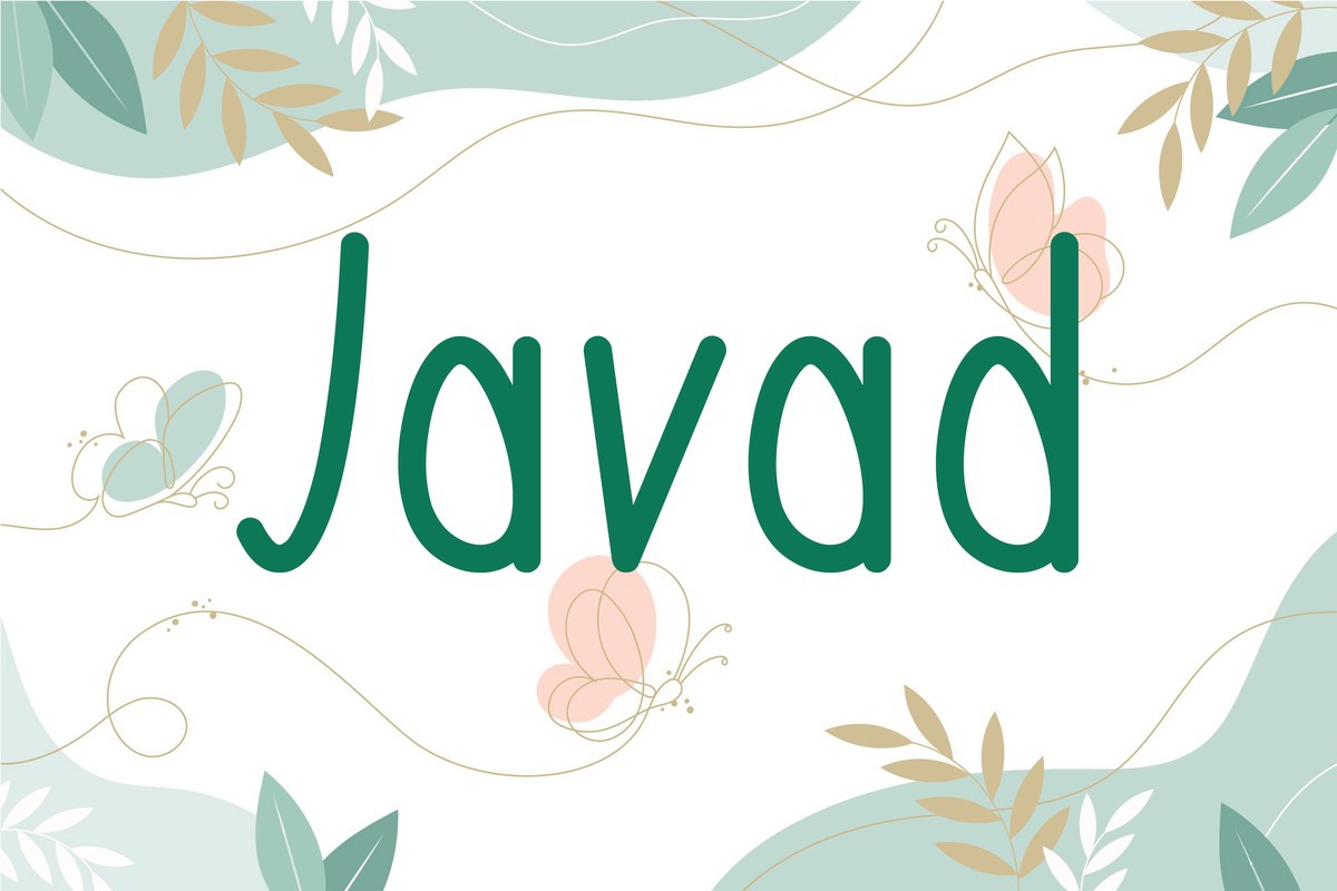 Шрифт Javad