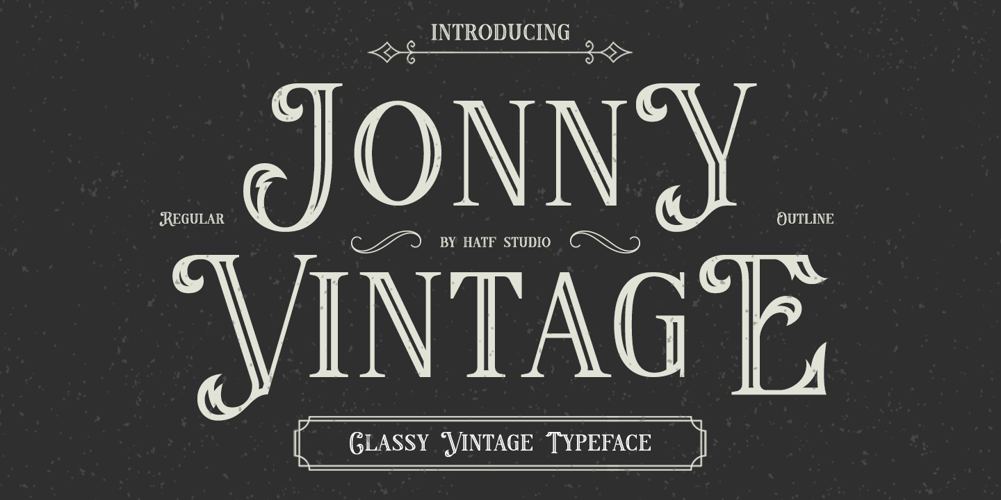 Шрифт Jonny Vintage