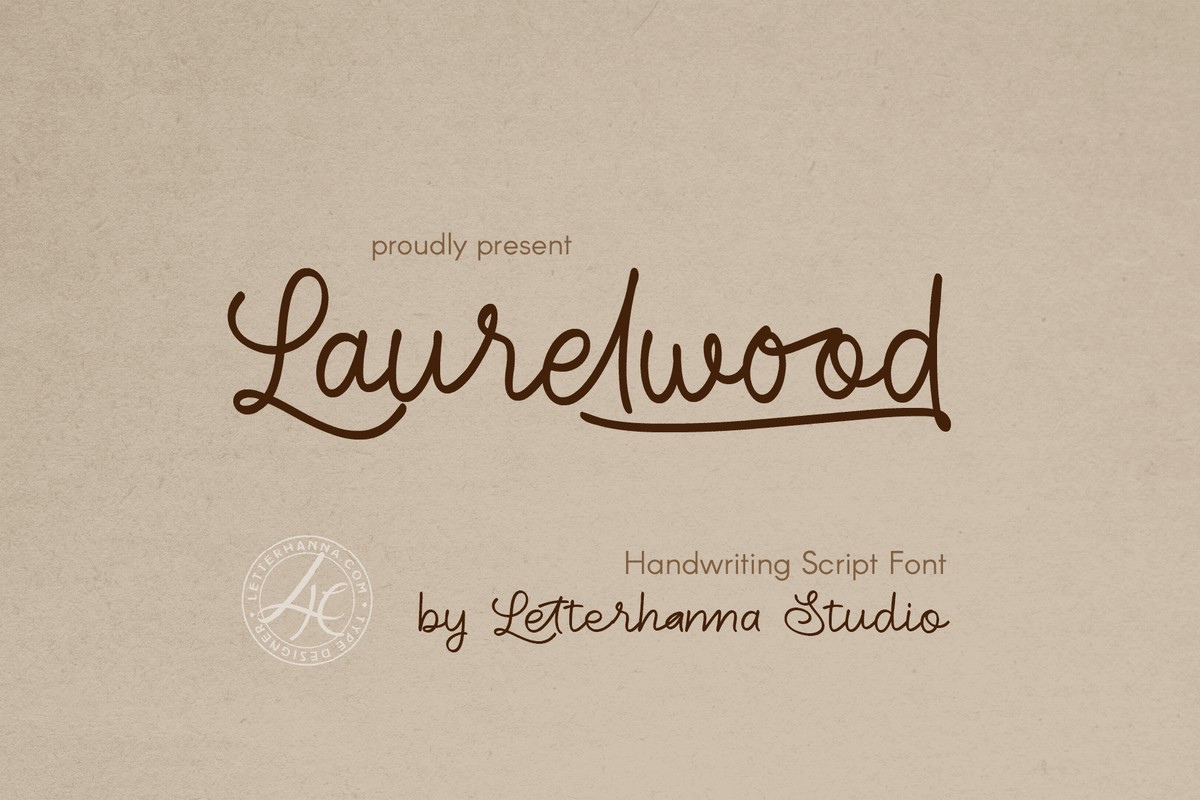 Шрифт Laurelwood