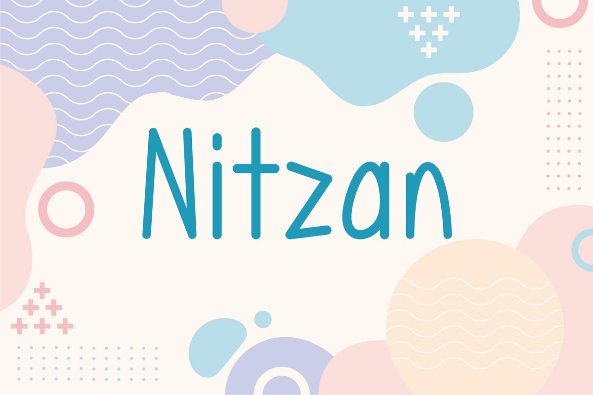 Шрифт Nitzan