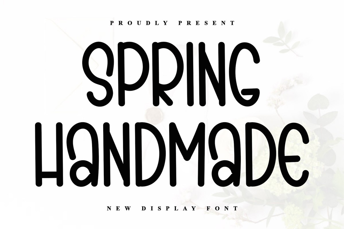 Шрифт Spring Handmade