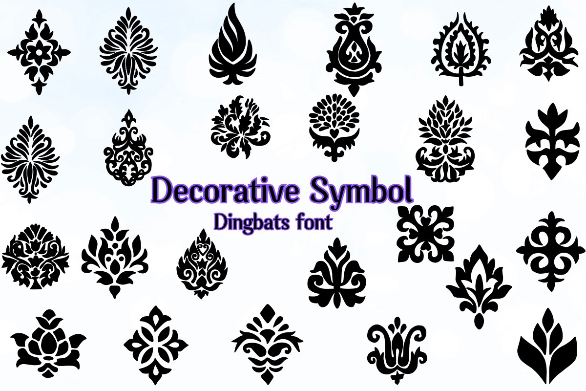 Шрифт Decorative Symbol