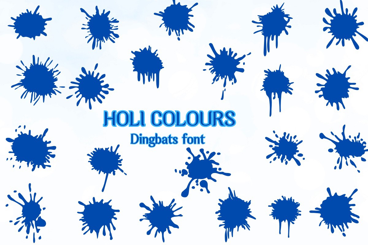 Шрифт Holi Colours