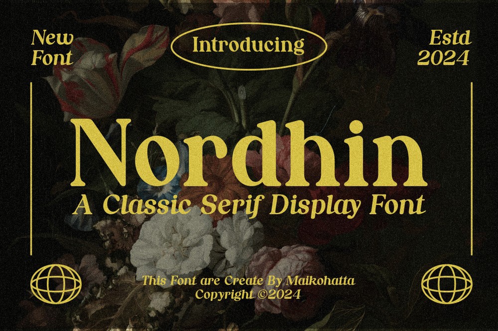 Шрифт Nordhin