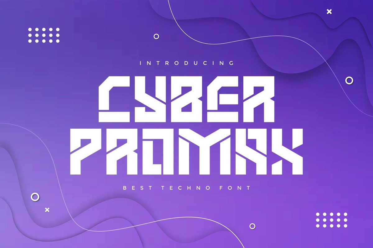 Шрифт Cyber Promax