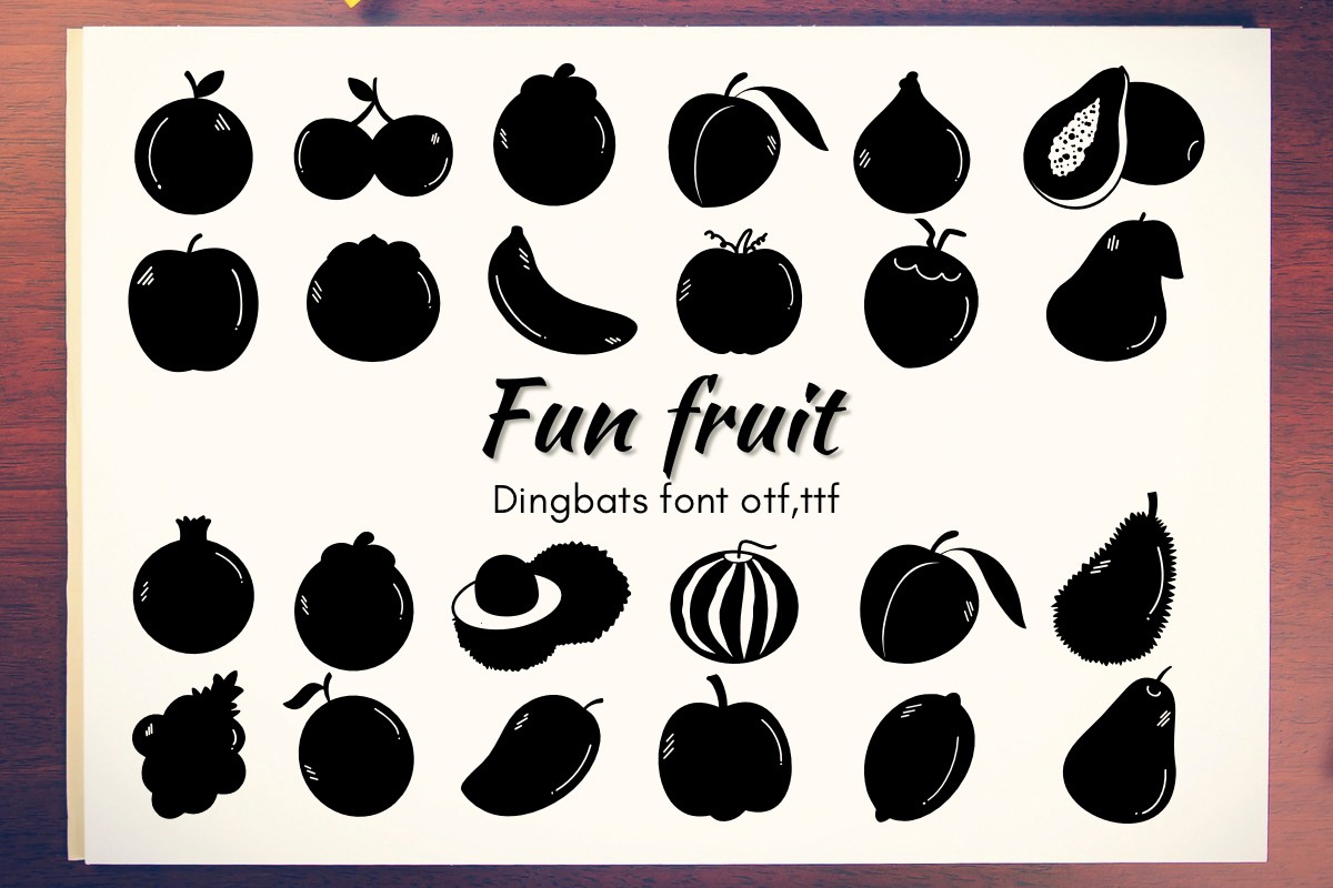 Шрифт Fun Fruit