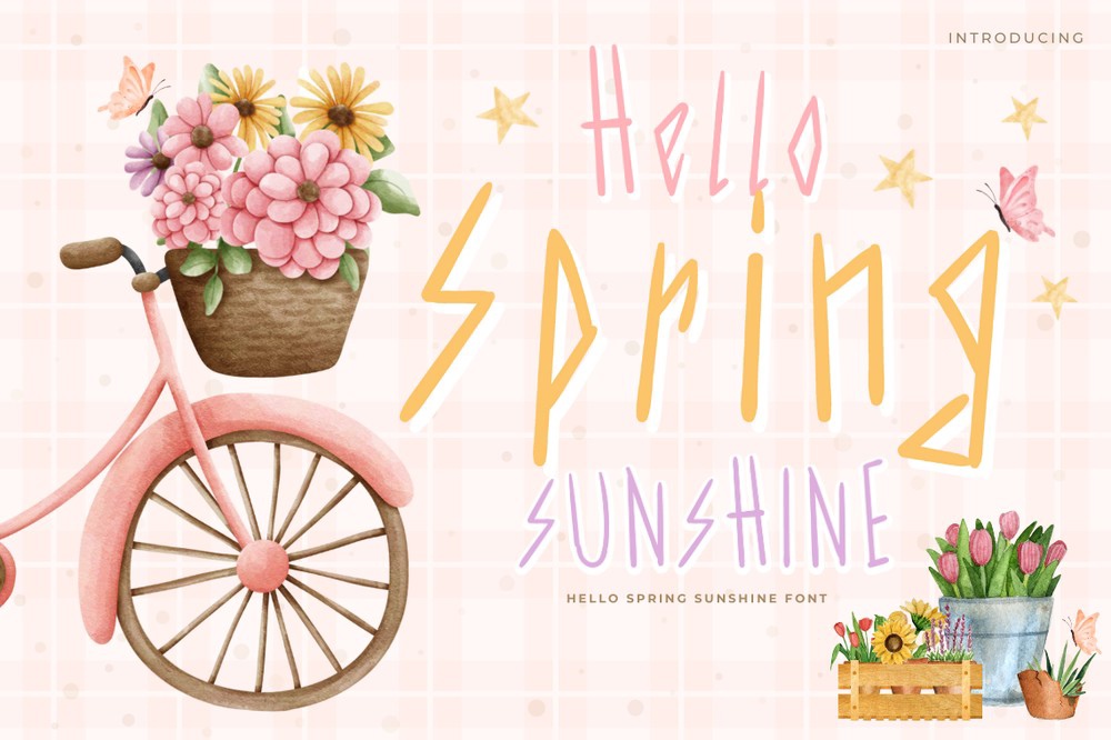 Шрифт Hello Spring Sunshine