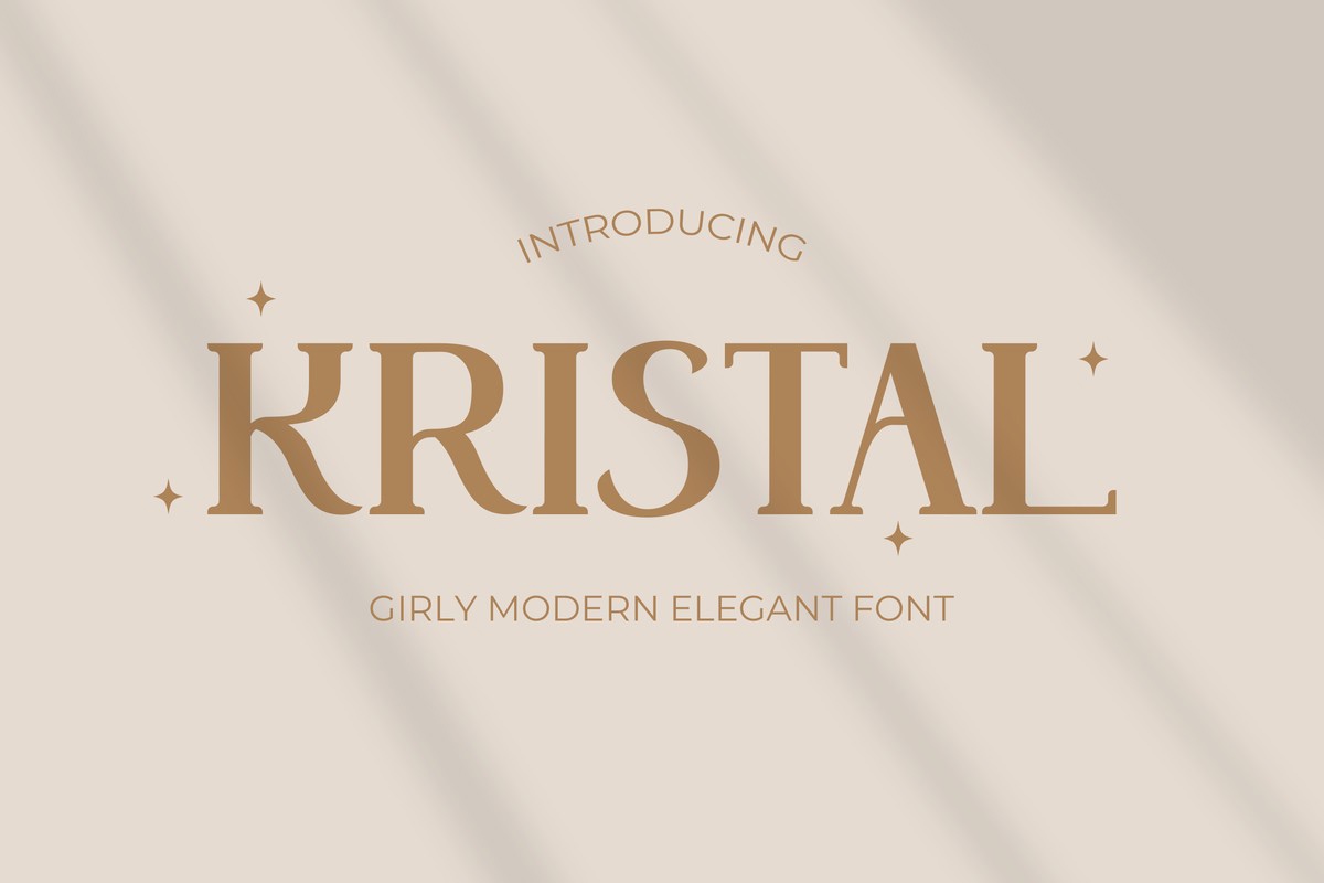 Шрифт Kristal